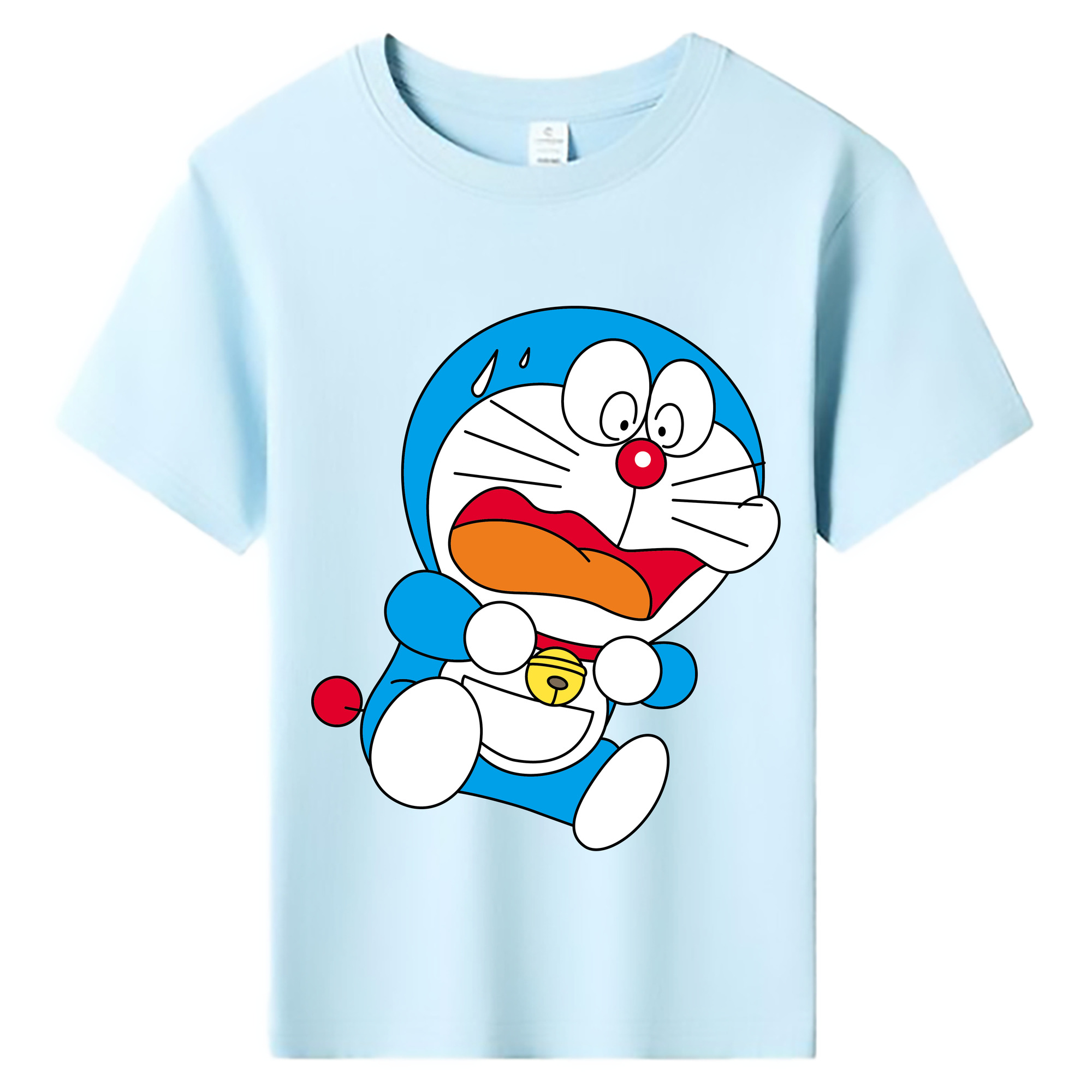 （画像用） ドラえもん Doraemon 綿100％キッズTシャツ（フロントプリント）